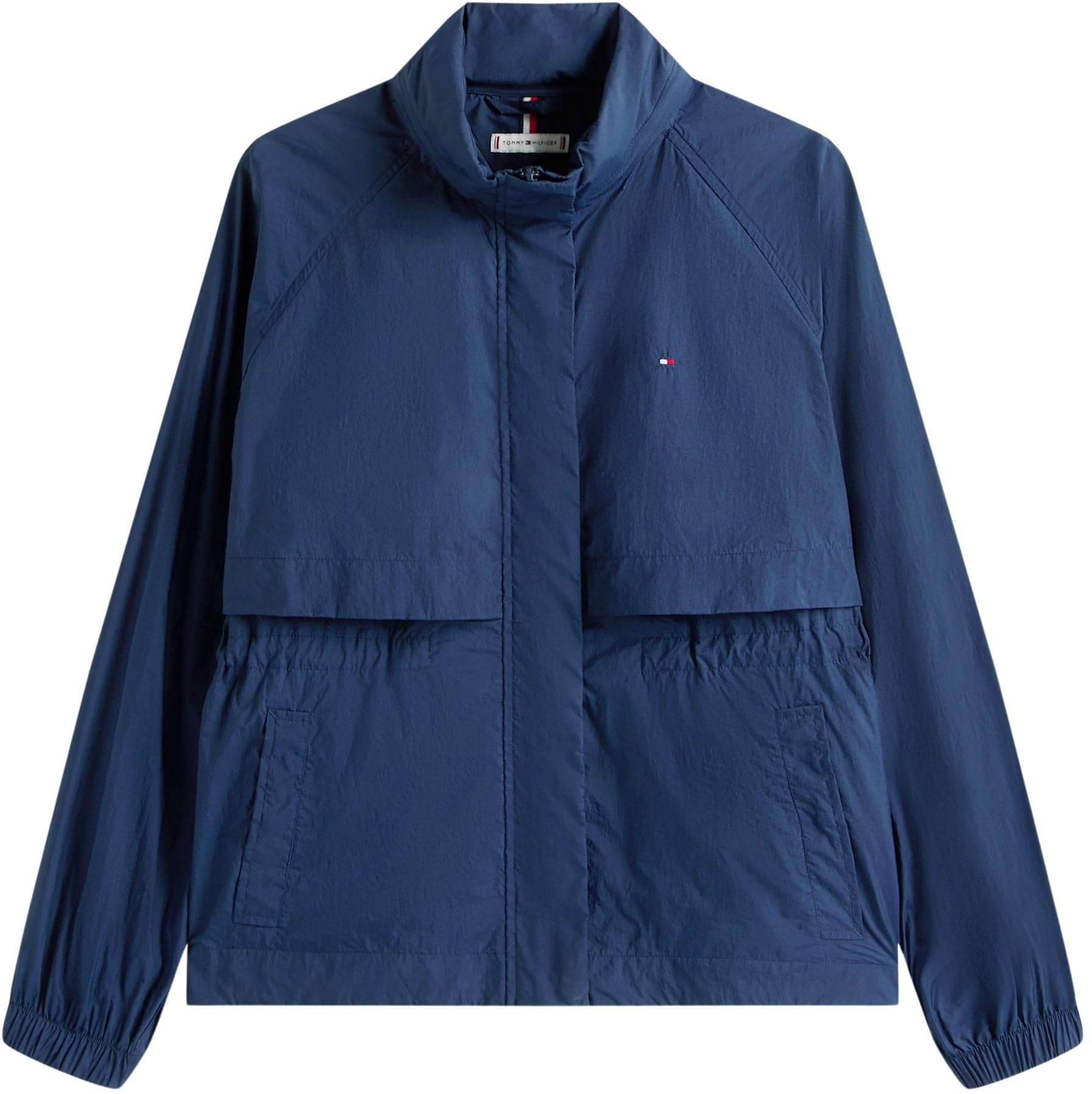 Tommy Hilfiger Donna Giacca a Vento Jacke Nylon Packable con Zip