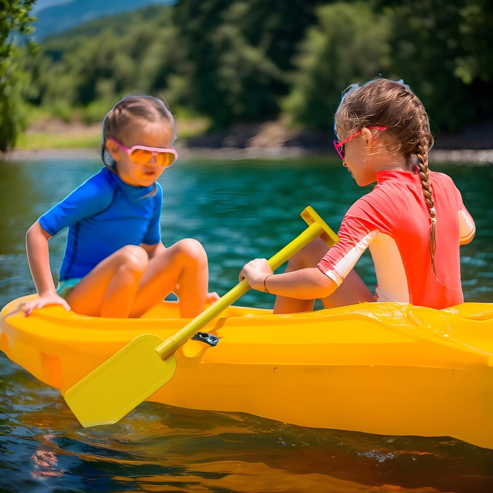 Pagaie Kayak Enfant | Pagaie Bateau Légère et Portable, de Canoë Portable de 70 Centimètres pour Les Garçons et Les Filles Les Activités Aquatiques Kayak Aviron en