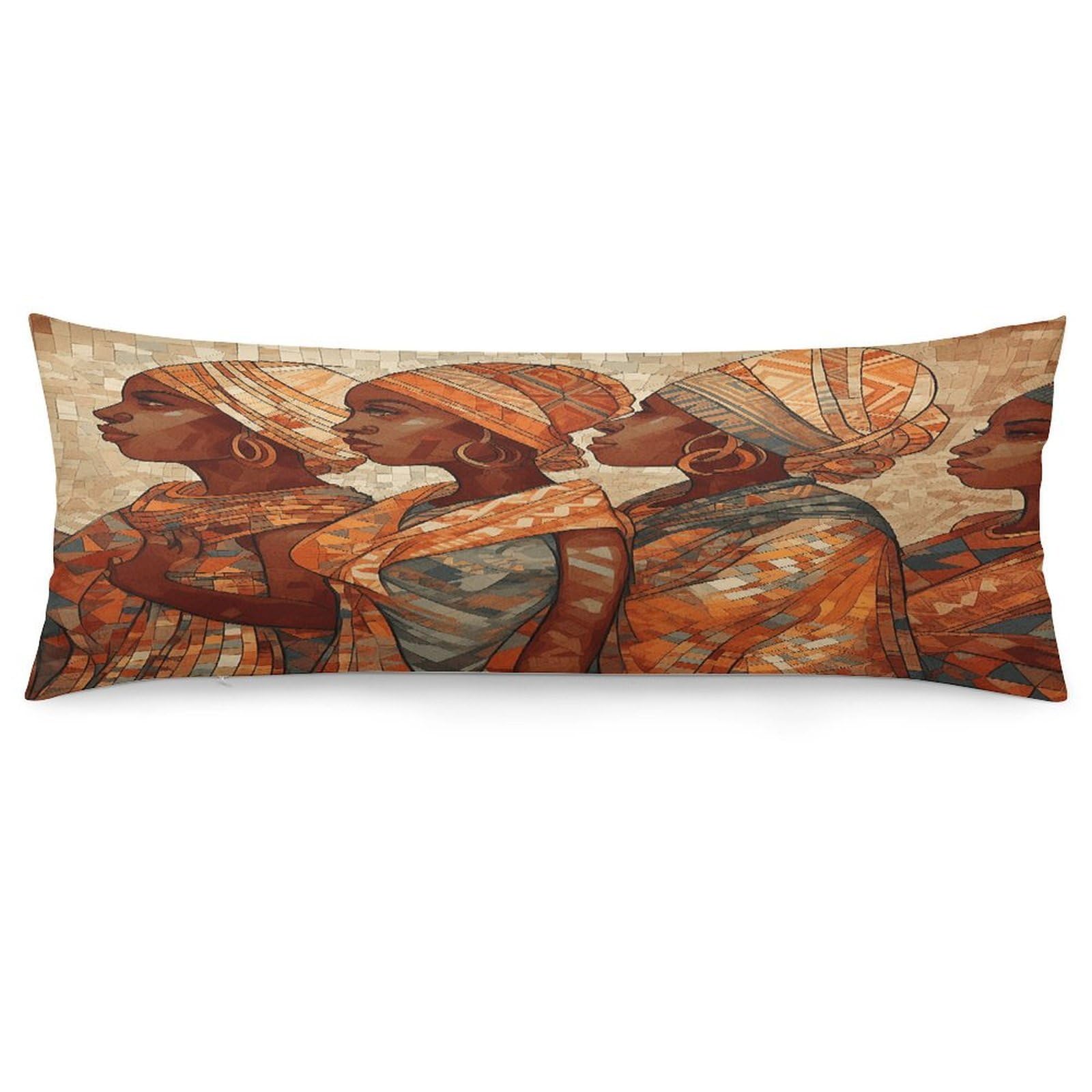 Africa Ethnic Pottery Throw Pillow Cover Soft Pillow Case Decorative Lumbar Pillow Cover Cozy Throw Pillowcase Polyester Rectangular Cushion Case Decor for Couch Sofa Bed