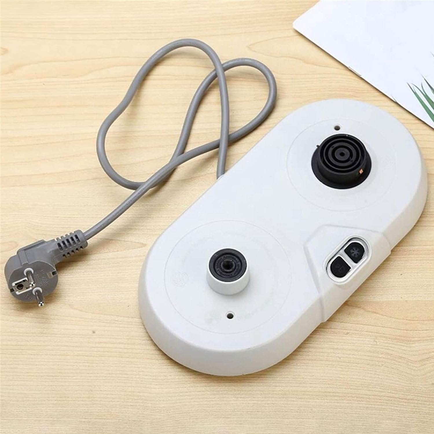 Espumador de leche, cafetera expreso eléctrica con vaporizador, minimáquina automática para espumar leche doméstica de 350 ml, control de temperatura inteligente de 55 a 60 °C, para el hogar