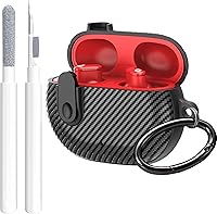 Vista 1 de Funda para Beats Studio Buds/Studio Buds Plus 2021/2023 con clip de cierre para hombres, GARTOO con kit de limpieza, funda protectora y lápiz