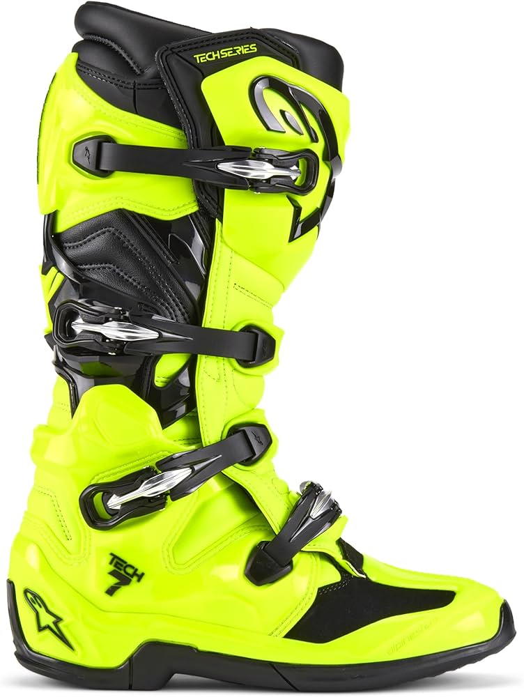 Amazon.com: Alpinestars - Tech 7 Boots Yellow Fluo/Black 9