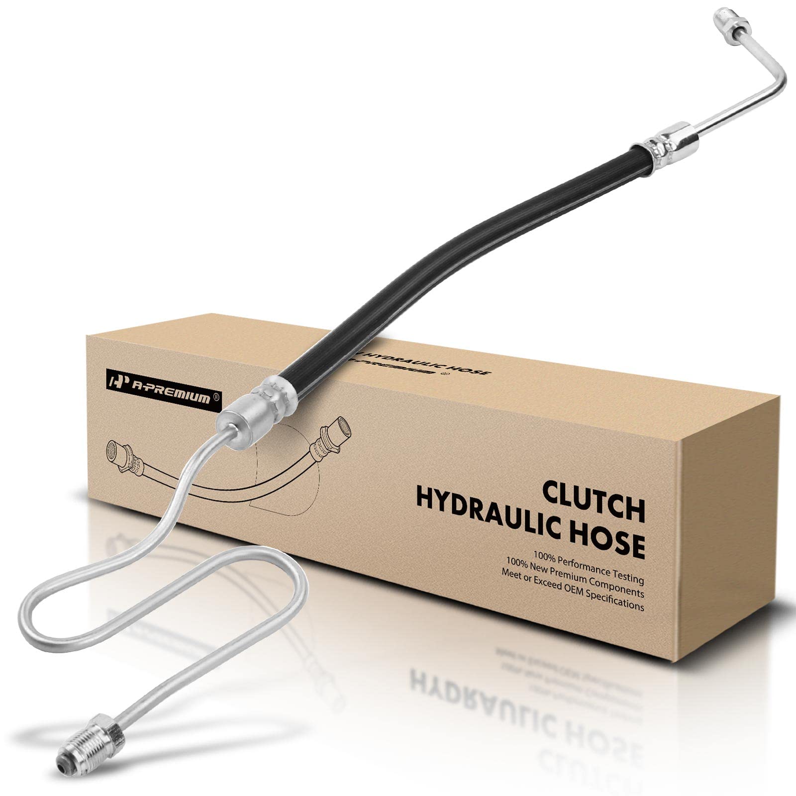 Amazon.com: A-Premium Clutch Hydraulic Hose Line Compatible with  