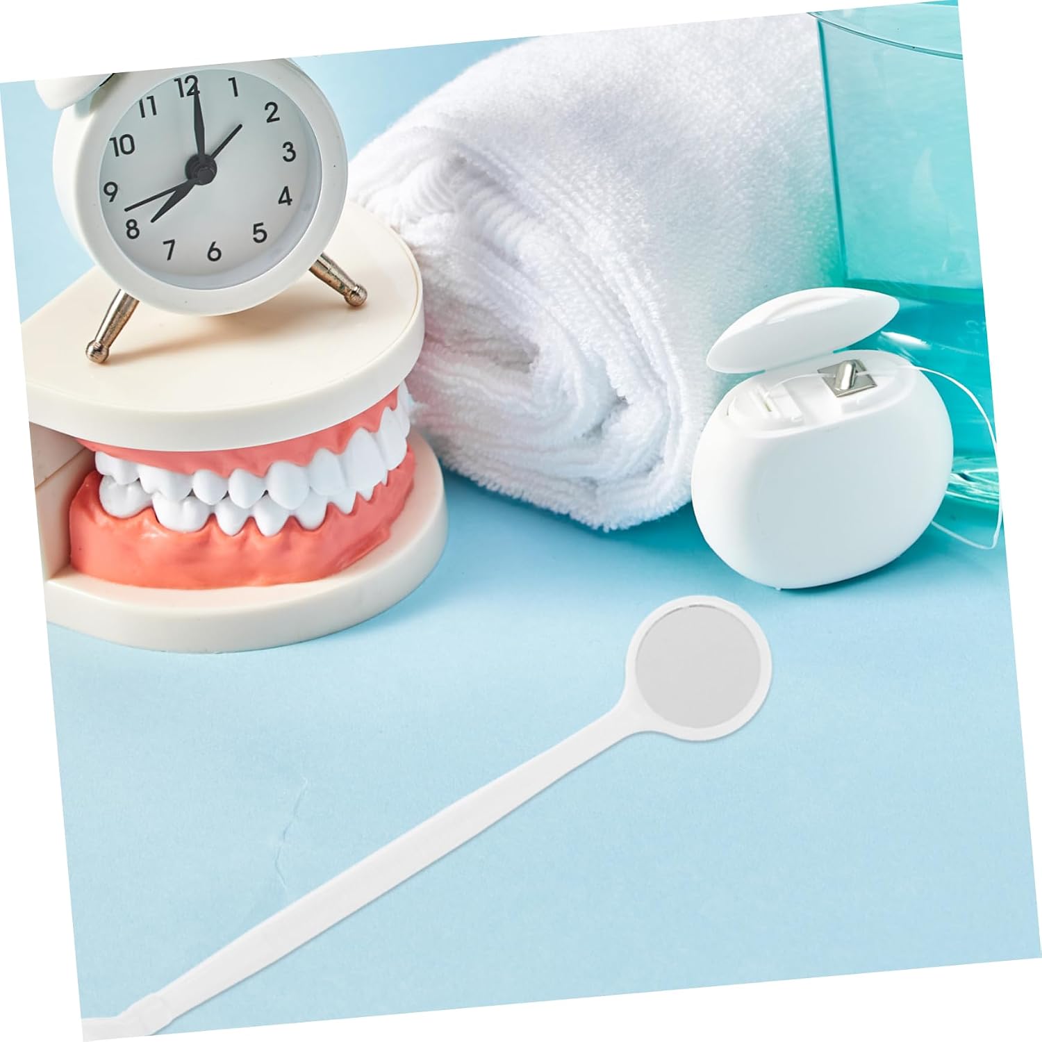 100pcs Disposable Dental Mirror Dentist Oral Care Tool for Home Use
