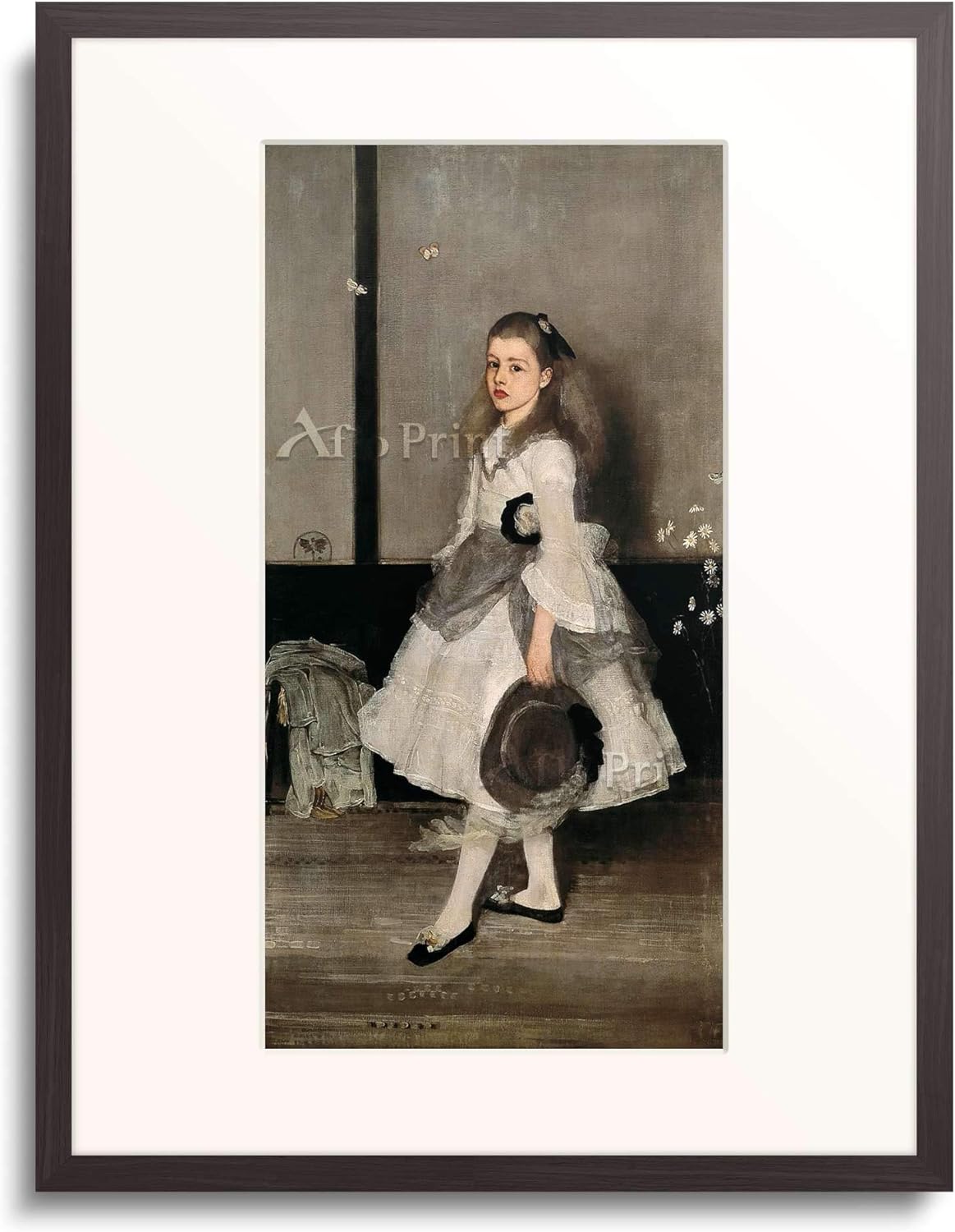 Amazon ジェームズ マクニール ホイッスラー James Abbott Mcneill Whistler Miss Cicely Alexander Harmony In Grey And Green 額装アート作品 アートワーク ポスター オンライン通販