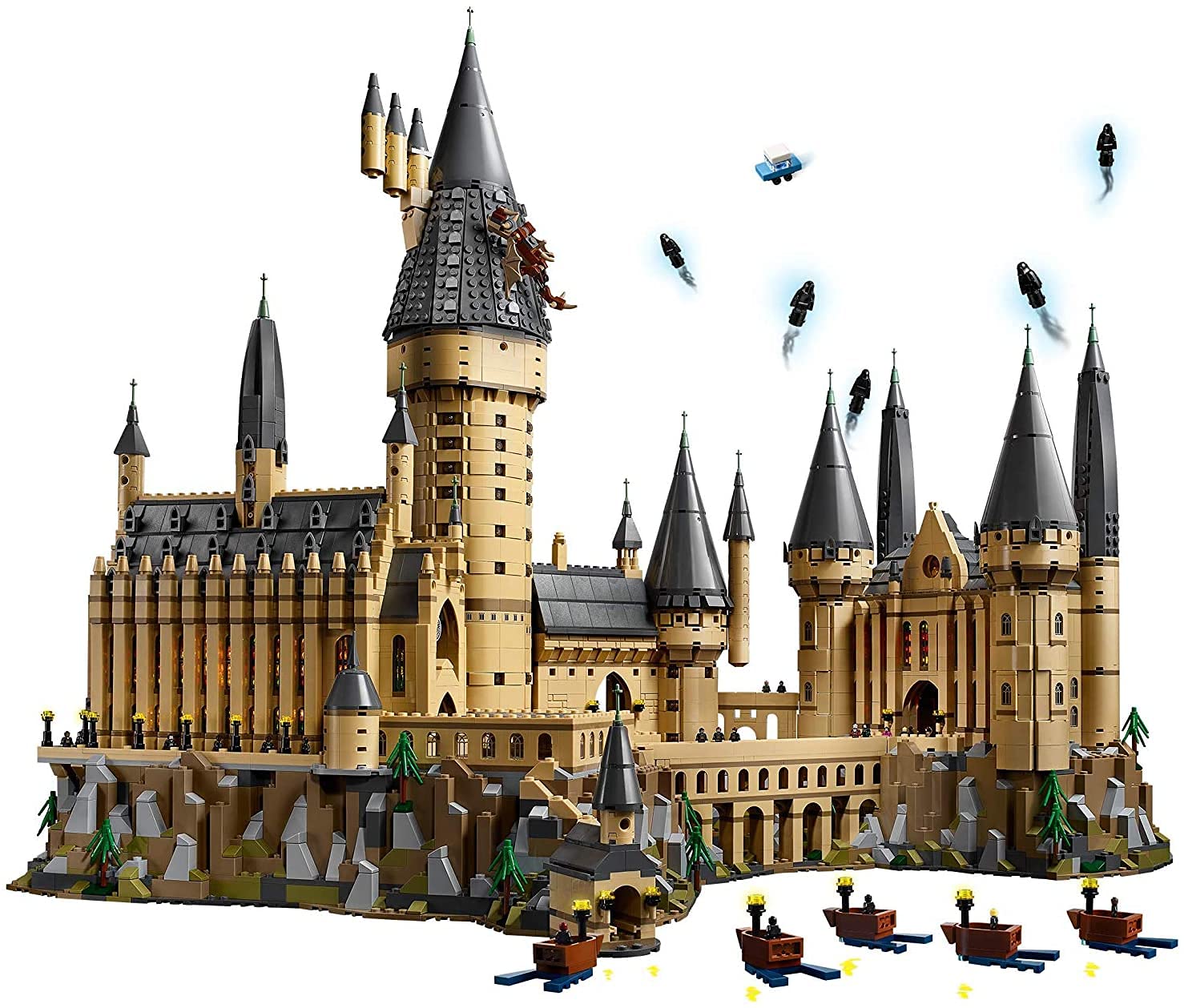LEGO Harry Potter Zamek Hogwart 71043 | Model zamku, zestaw kolekcjonerski, prezent dla fana Harry’ego Pottera 16+, zestaw klocków konstrukcyjnych, 6020 elementów