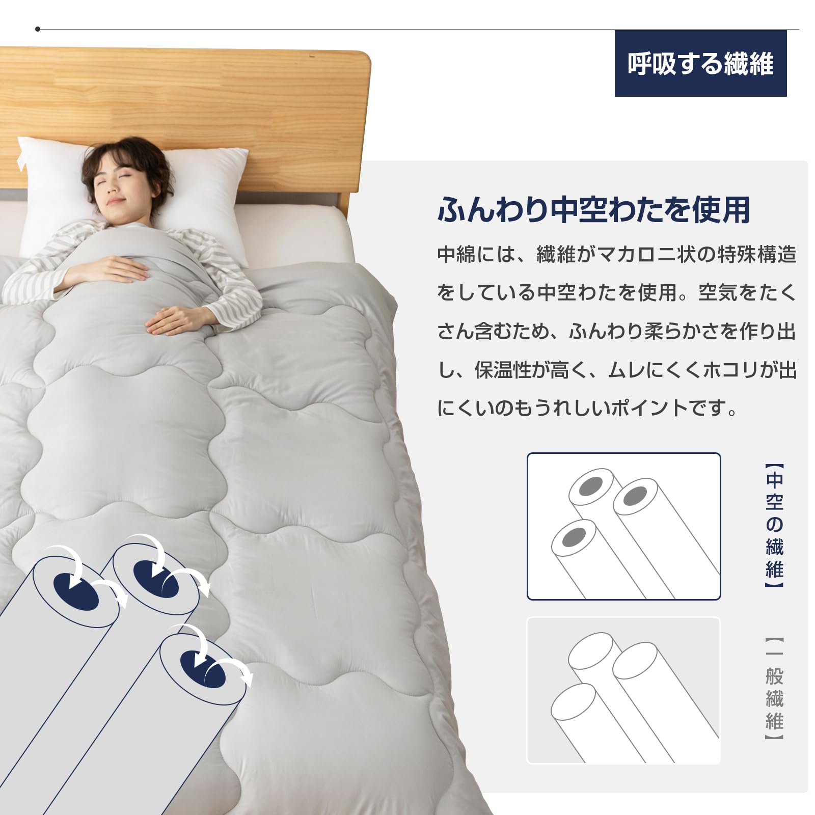 Amazon｜Matdeco 掛け布団 シングル オールシーズン かけ布団 洗える