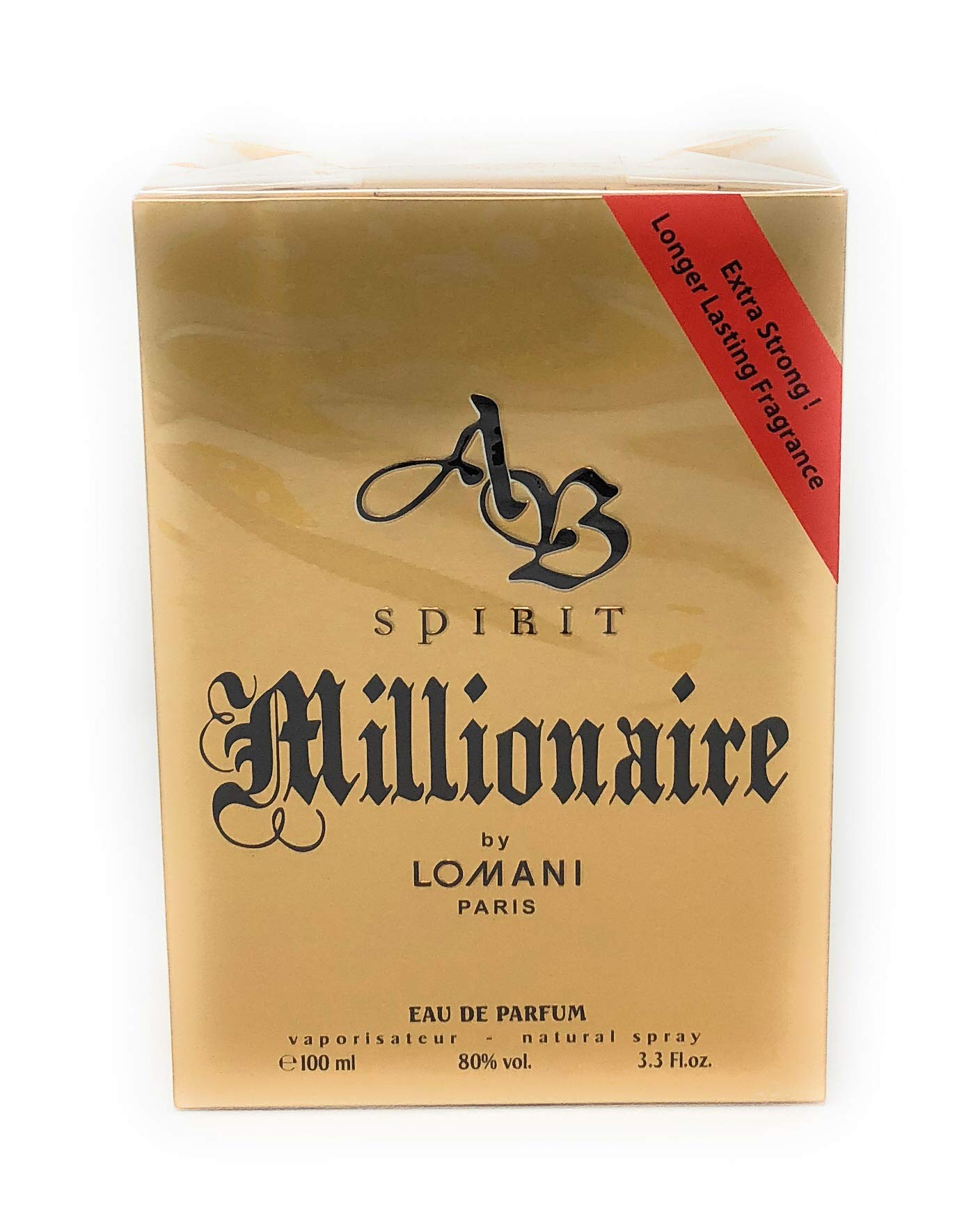 LomaniAb Spirit Millionaire By Lomani for Men - 3.3 Oz Edp Spray, 3.3 Oz