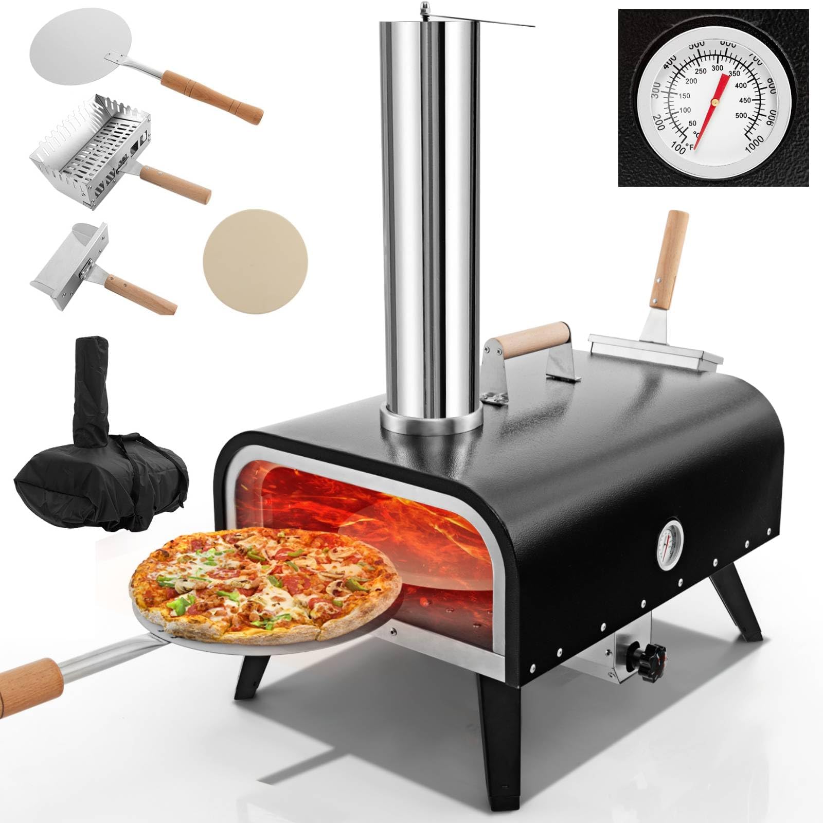 Pellet Grill Cooking Frozen Pizza On A Gas Grill With A Pizza