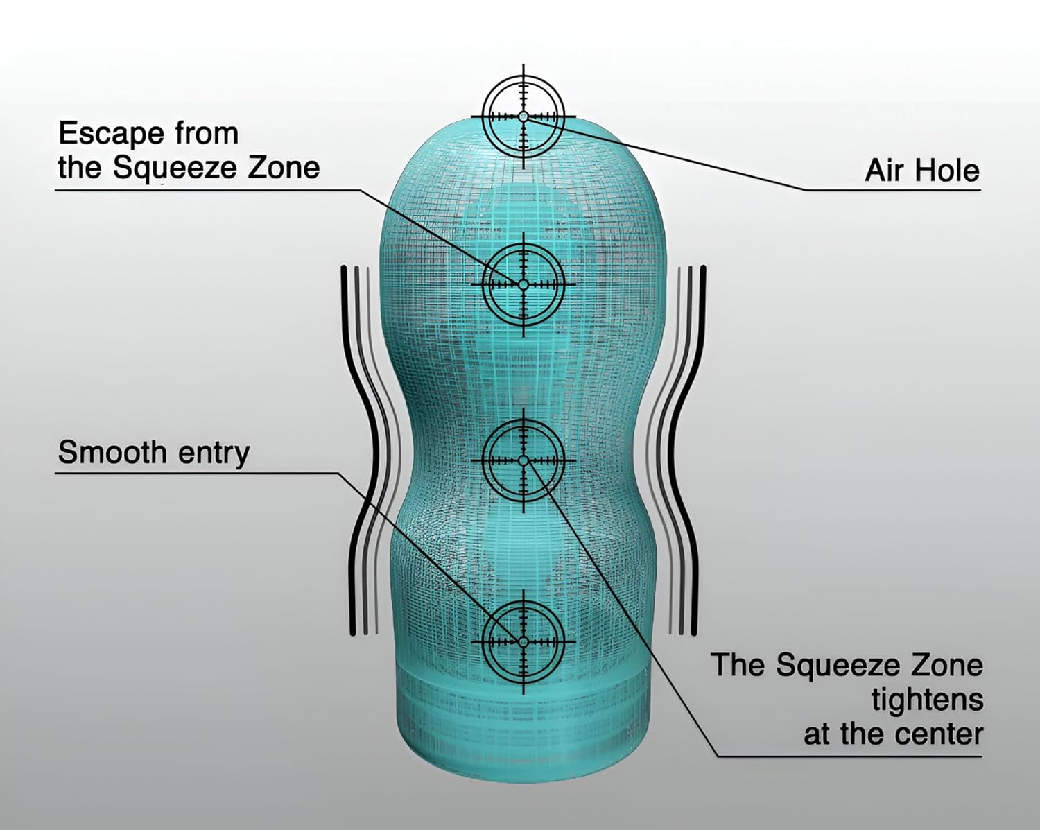 Strong Wellness Cup for Men - Black and Red Edition | Acute internal texture, pre-spinning, once used Strong Wellness Cup for Men - Black and Red Edition | Acute internal texture, pre-spinning, once used