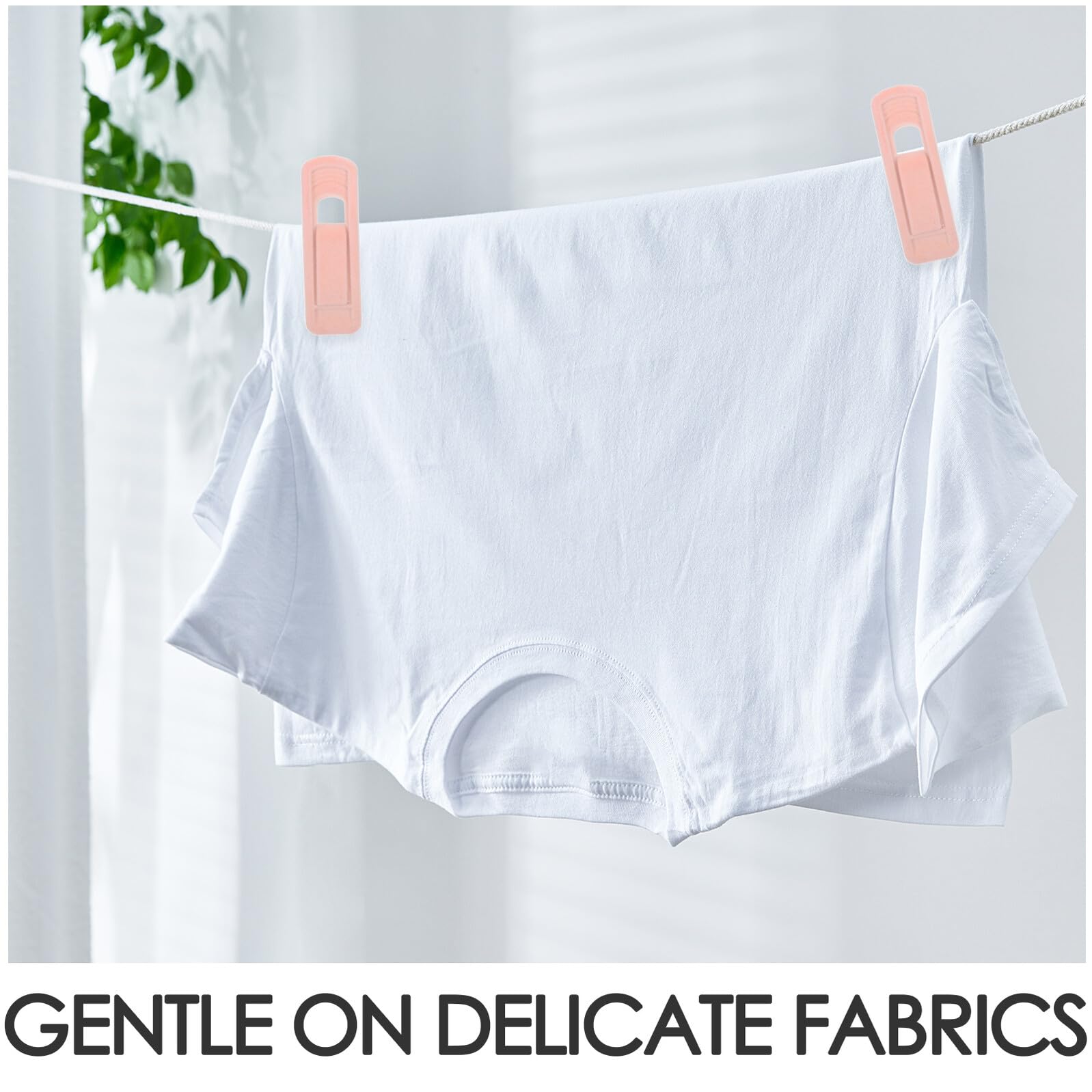 50 Piezas Pinzas de Plástico para Ropa 50 Unidades, Pinzas de Terciopelo Antideslizantes Rosa, Resistentes al Viento para Colgar Toallas, Pantalones y Faldas, Uso Doméstico y