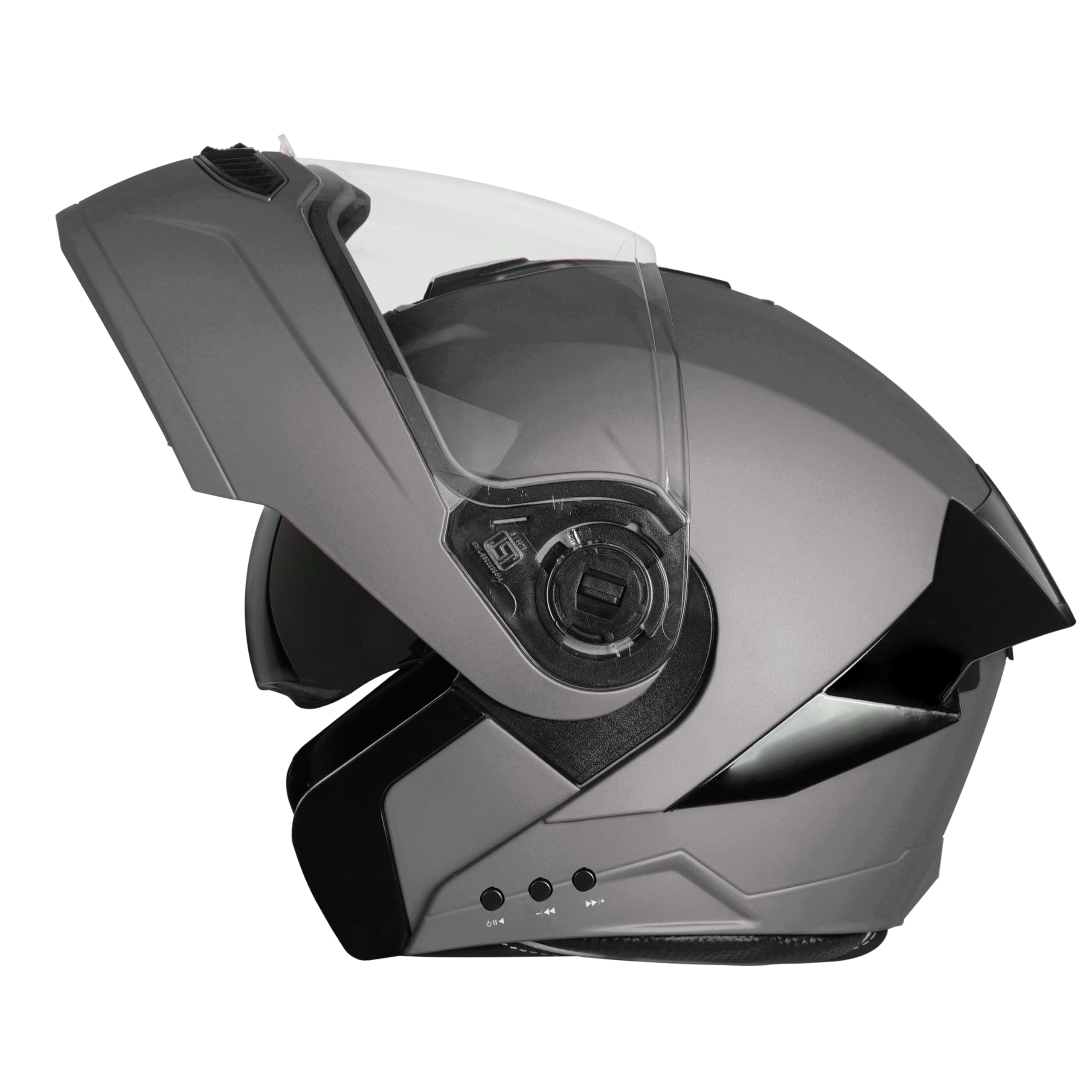 Steelbird Bluetooth Flip Up ISI Certified Helmet for Men and Women with Inner Smoke Sun Shield | SBA-8 7Wings-image-20