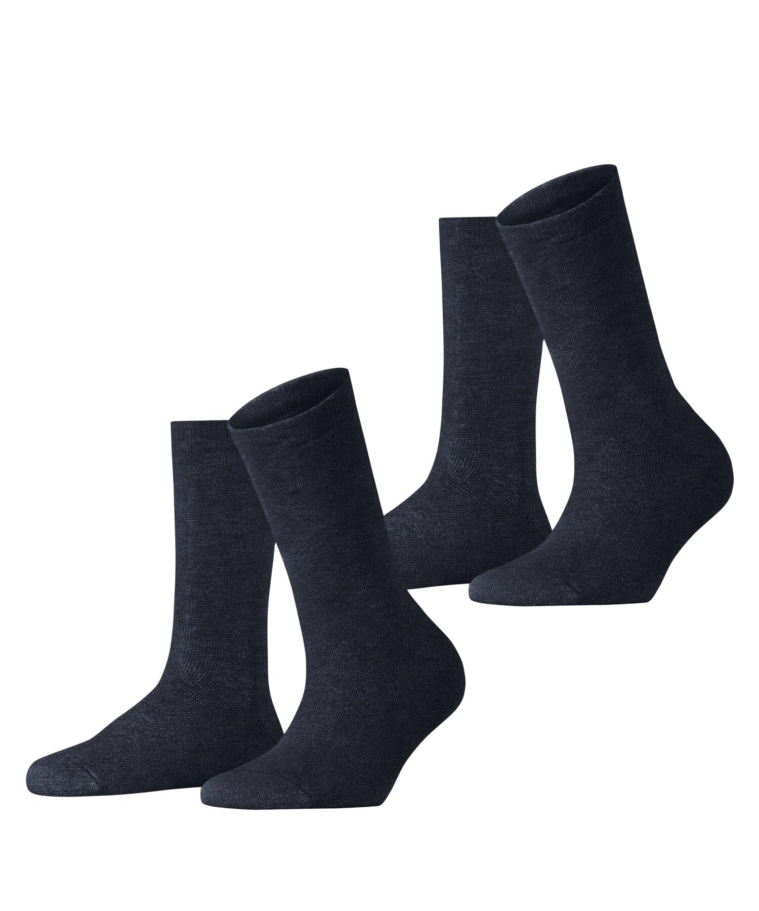 ESPRIT Damen Cloud 2-Pack Socken atmungsaktive biologische nachhaltige Baumwolle einfarbig 2 Paar