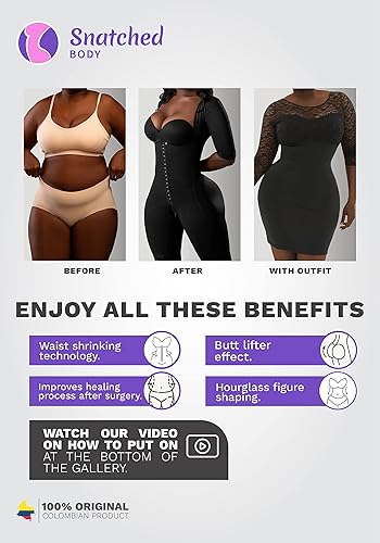 Miniatura 5 de Snatched Body Stage 1 Fajas Colombianas Post Surgery Compression Shapewear for Women Tummy Control