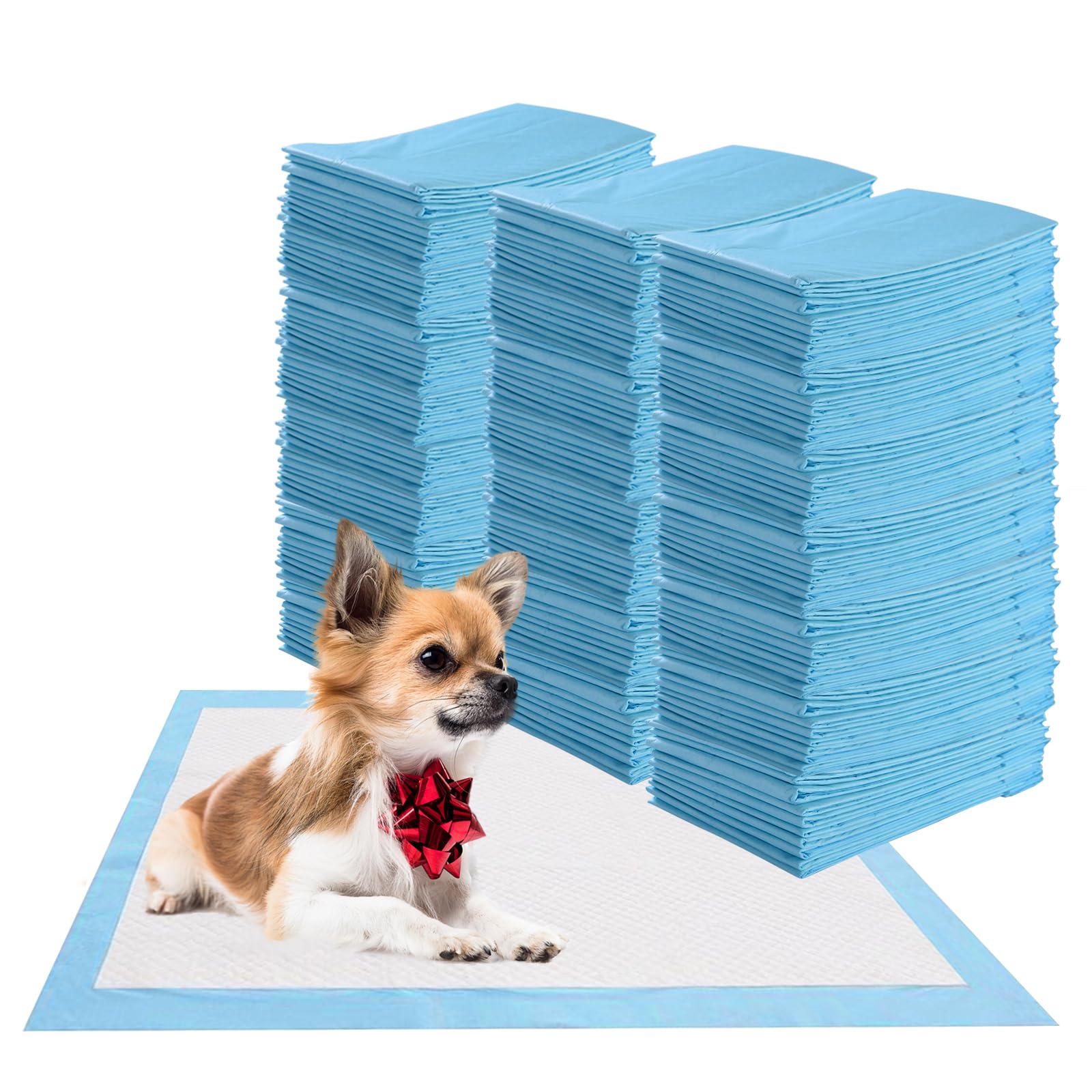 SOARS Trainingspads für Hunde und Welpen, 60 x 60 cm auslaufsicher 5-lagig, Welpenunterlagen, Trainingsunterlagen, Hundeklo für Zuhause (100 Stück)