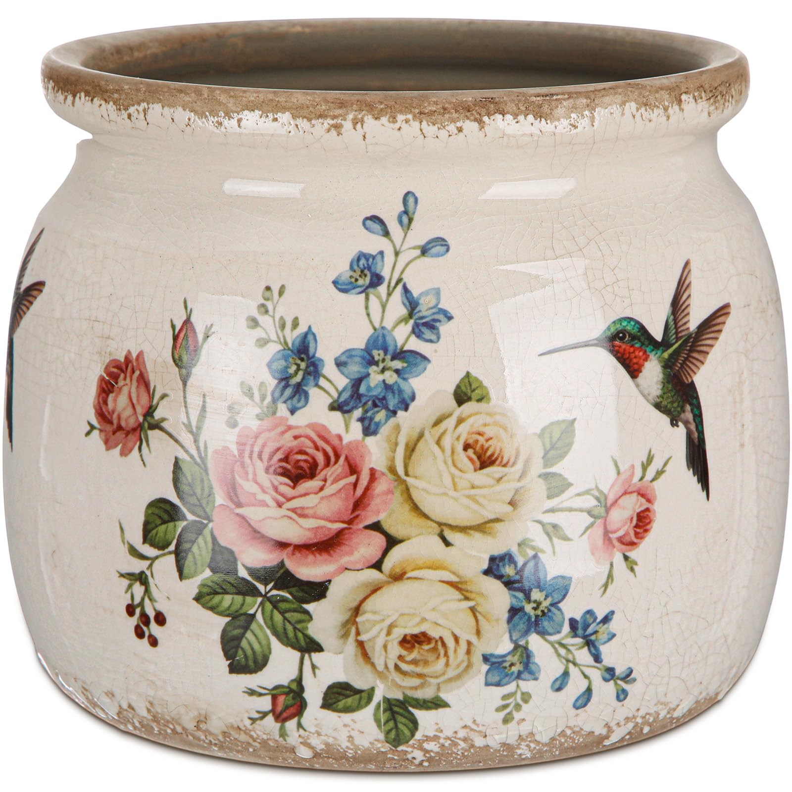 Ninehaoou Vintage Large Ceramic Planter