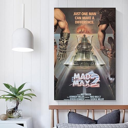 Miniatura 5 de Mad Max 2 pósteres de películas retro de los años 80, póster en lienzo estético para habitación, decoración moderna para el hogar, enmarcado, sin