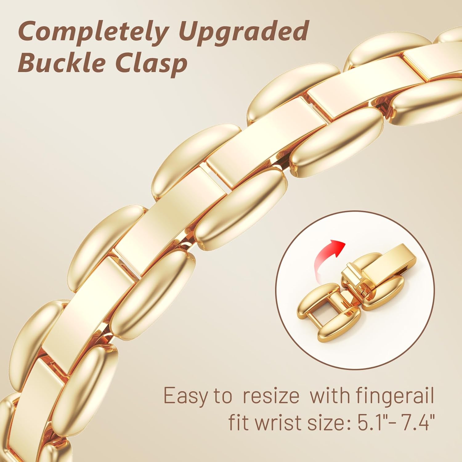 Filoto Bling Band Compatible with Apple Watch 38mm 40mm 41mm 42mm 44mm 45mm 46mm 49mm for Women, Thin Metal Strap Dressy Slim Jewelry Bracelet for iWatch Band Series 11 10 9 8 7 6 5 4 SE 3 2 1 Ultra - Image 3