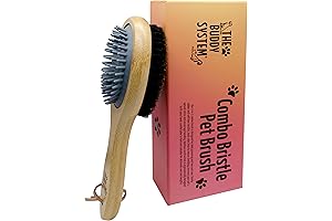 Buddy System Combo Bristle Pet Brush, a Fur Buddy Essential for All Your Furry Pals
