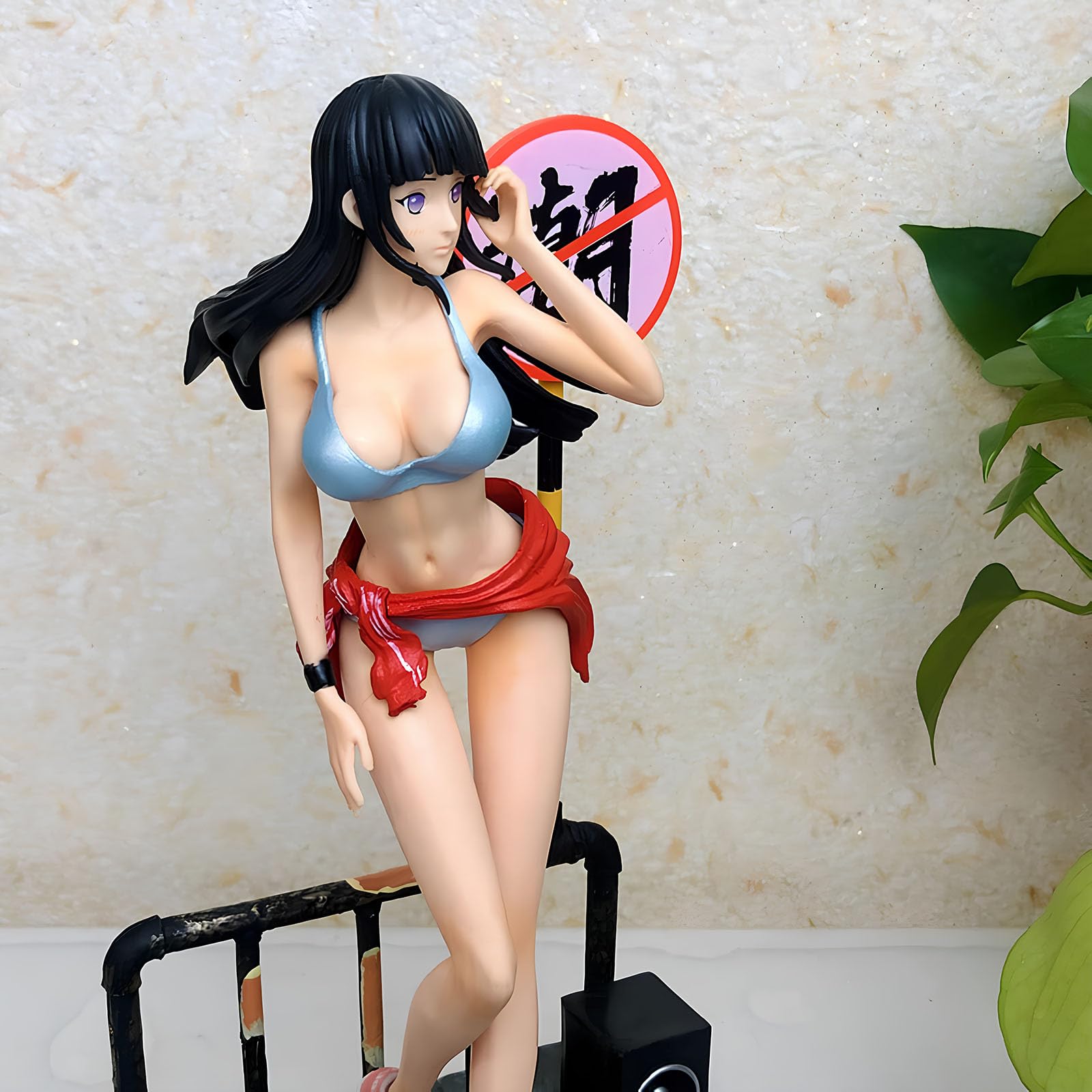Amazon | ナルト 日向 ヒナタ 美少女 フィギュア 28CM ビキニ 巨乳 PVC