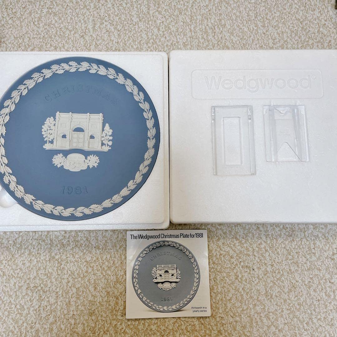 Amazon.co.jp: ウエッジウッド 1981年 イヤープレート クリスマス 限定