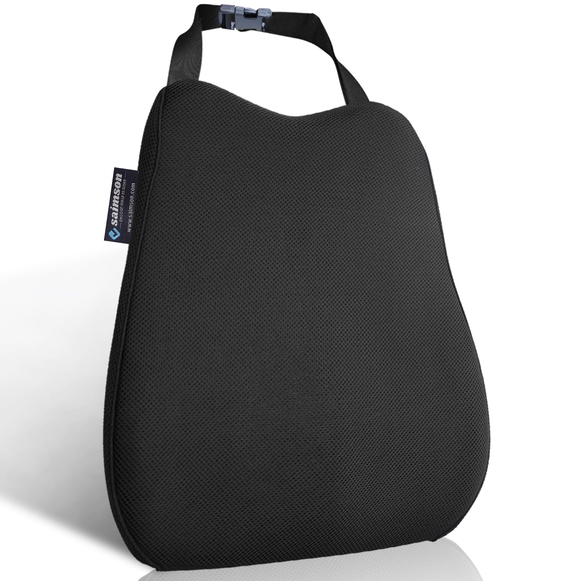 saimson Memory Foam Car Seat Back Support | Ergonomic Car Backrest Cushion & Lumbar Support for Car | Relieves Back Pain, Enhances Comfort & Spine Alignment for Long Drives. (B0DGTBCQKT) Amazon Price History, Amazon Price Tracker