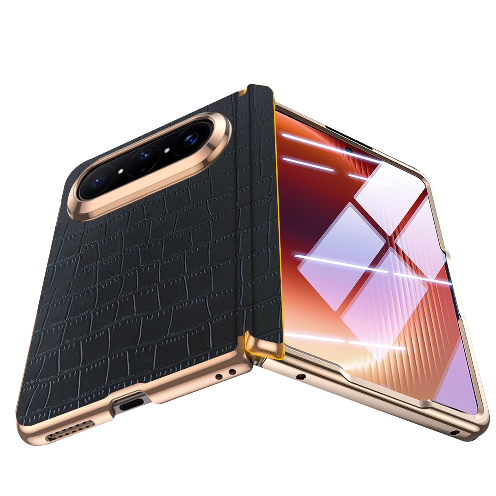 Étui Huawei Pura X Max protection écran verre trempé antichoc noir