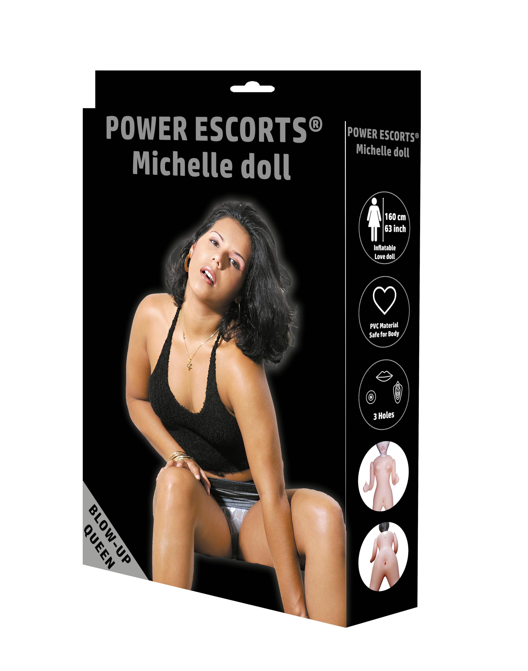Michelle bambola gonfiabile - 150 cm - Bambola gonfiabile con foro per uso intimo - Masturbatore - Bambola gonfiabile