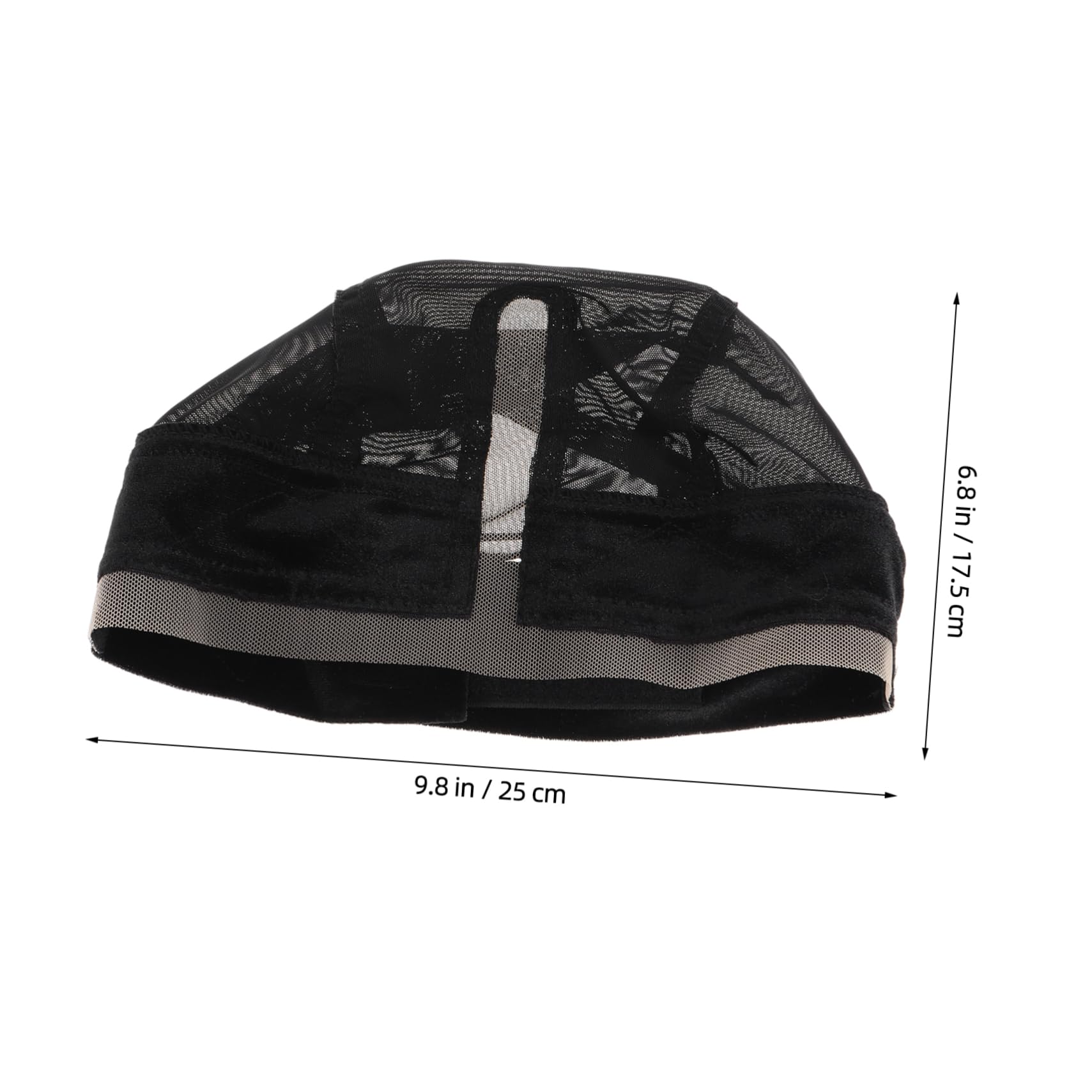 Beaupretty Stretchable Wig Cap Dome for Breathable Comfort Shaped Hairnet for Wigs Fit for Men and Women Black S