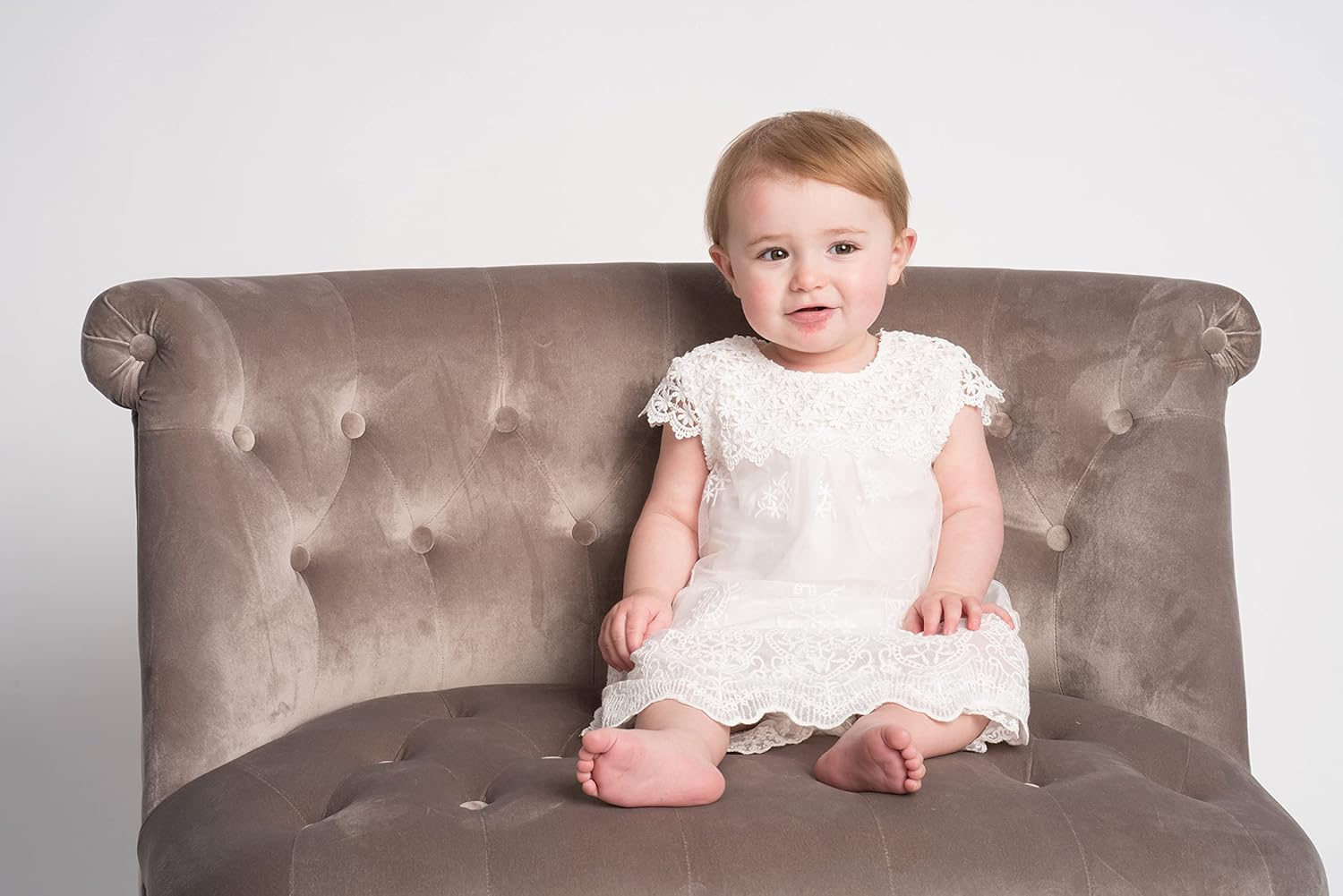 Cutiego Vintage Crochet Lace Dress Flower Girl Dress Toddler Dresses