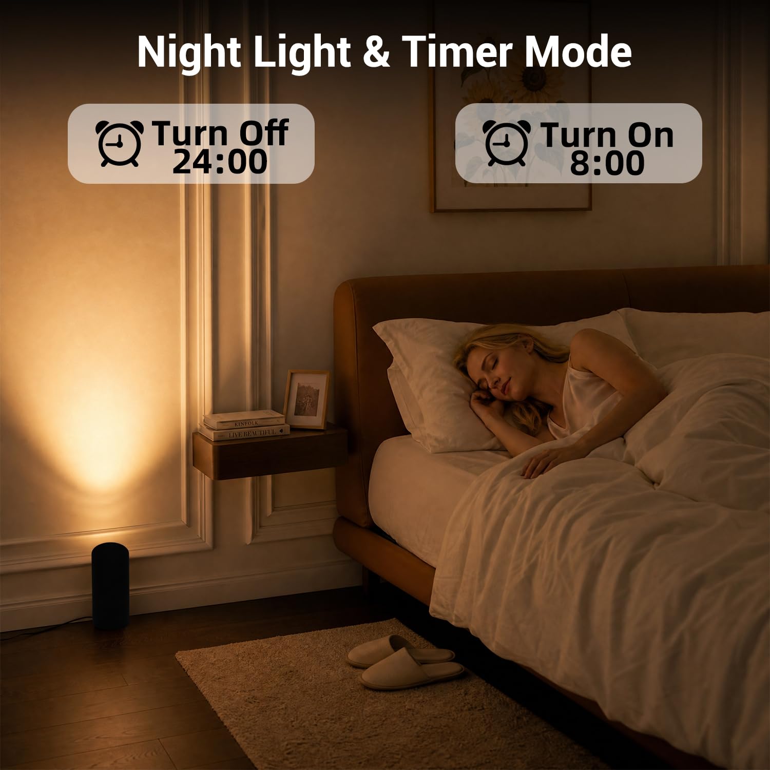 LED Uplight Spotlight,Foco LED 8W, RGB LED floor lamp Foco de Pie 2PCS