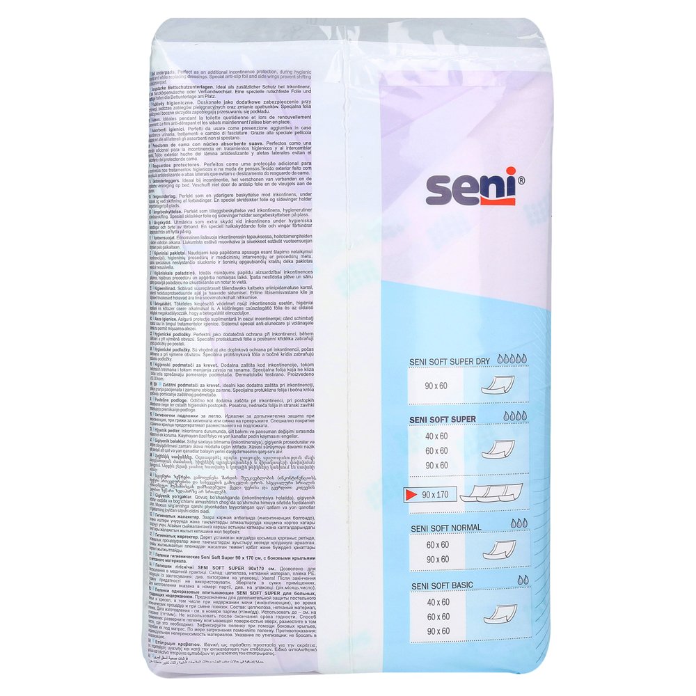 Seni Soft mit Seitenflügeln, 90x170, 2x30 Stück