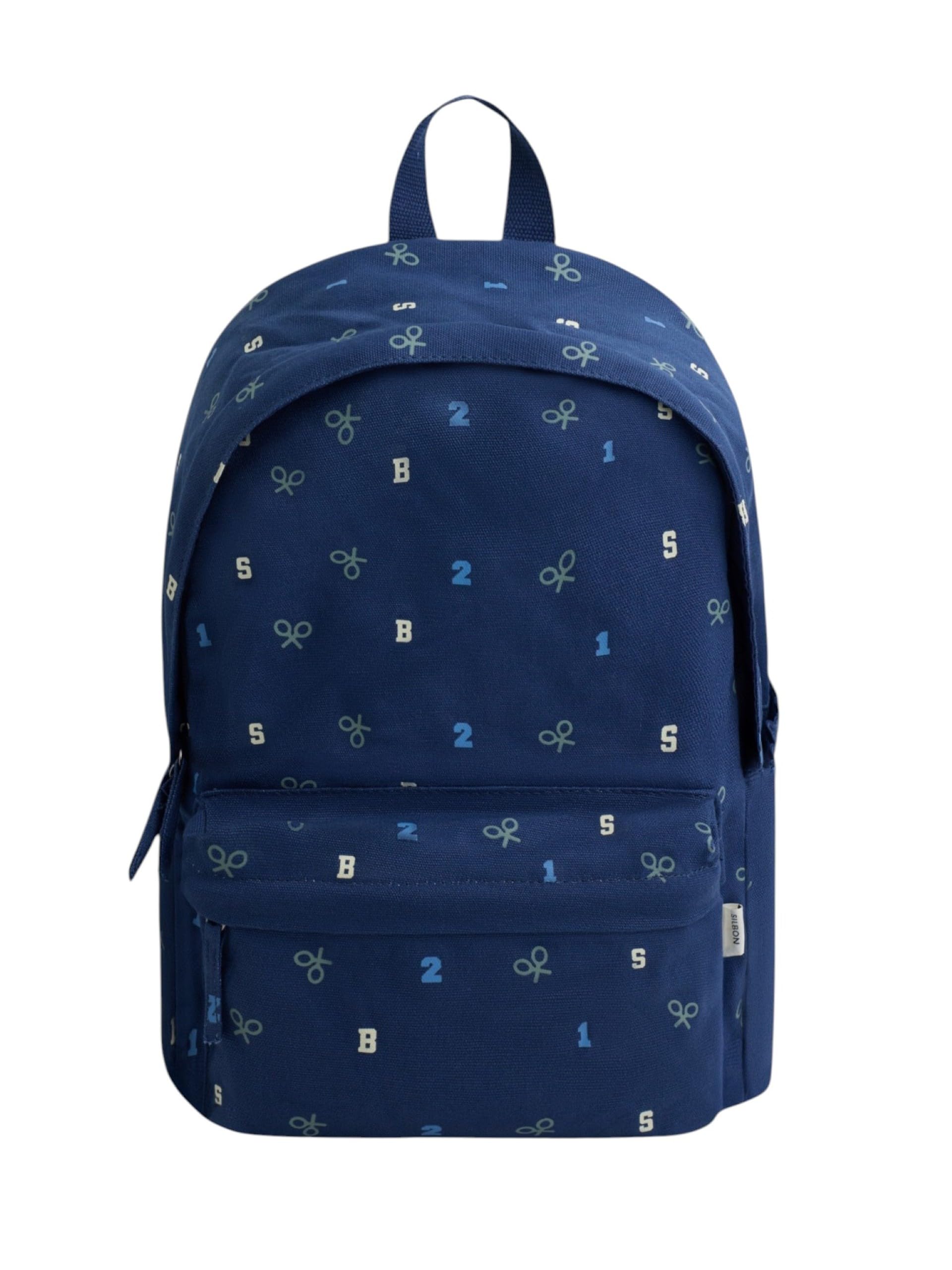 SILBON Mochila Kids Estampado Azul Marino para Niños