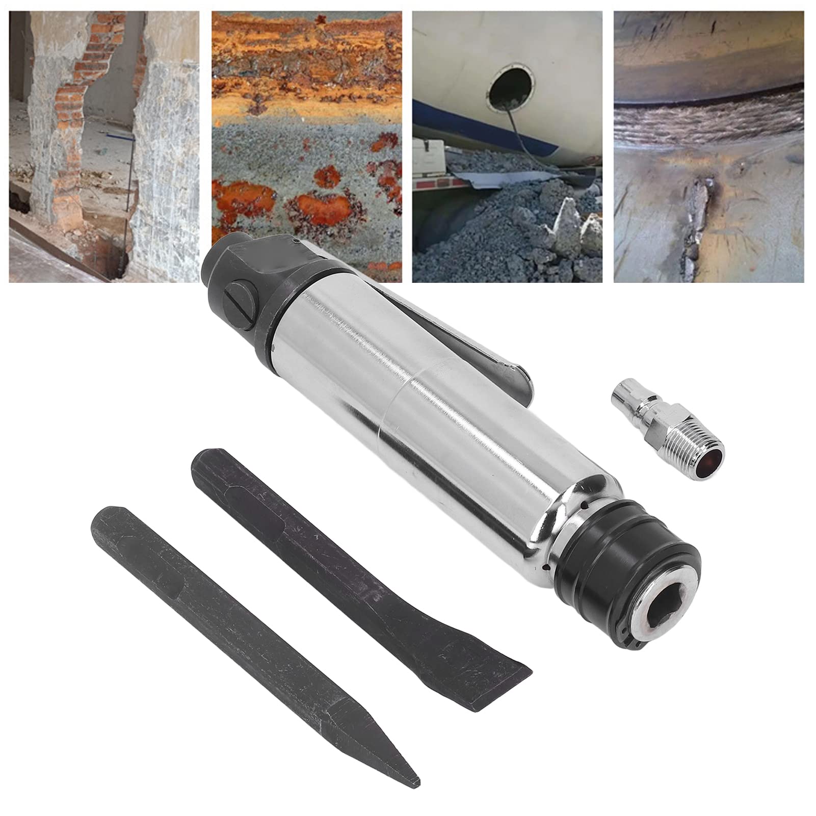 Generic Pala Neumática, Fuerte Fuerza de Perforación 0.5-0.7Mpa Juego de Pala de Martillo Neumático para Cortar para Trabajos de Lijado