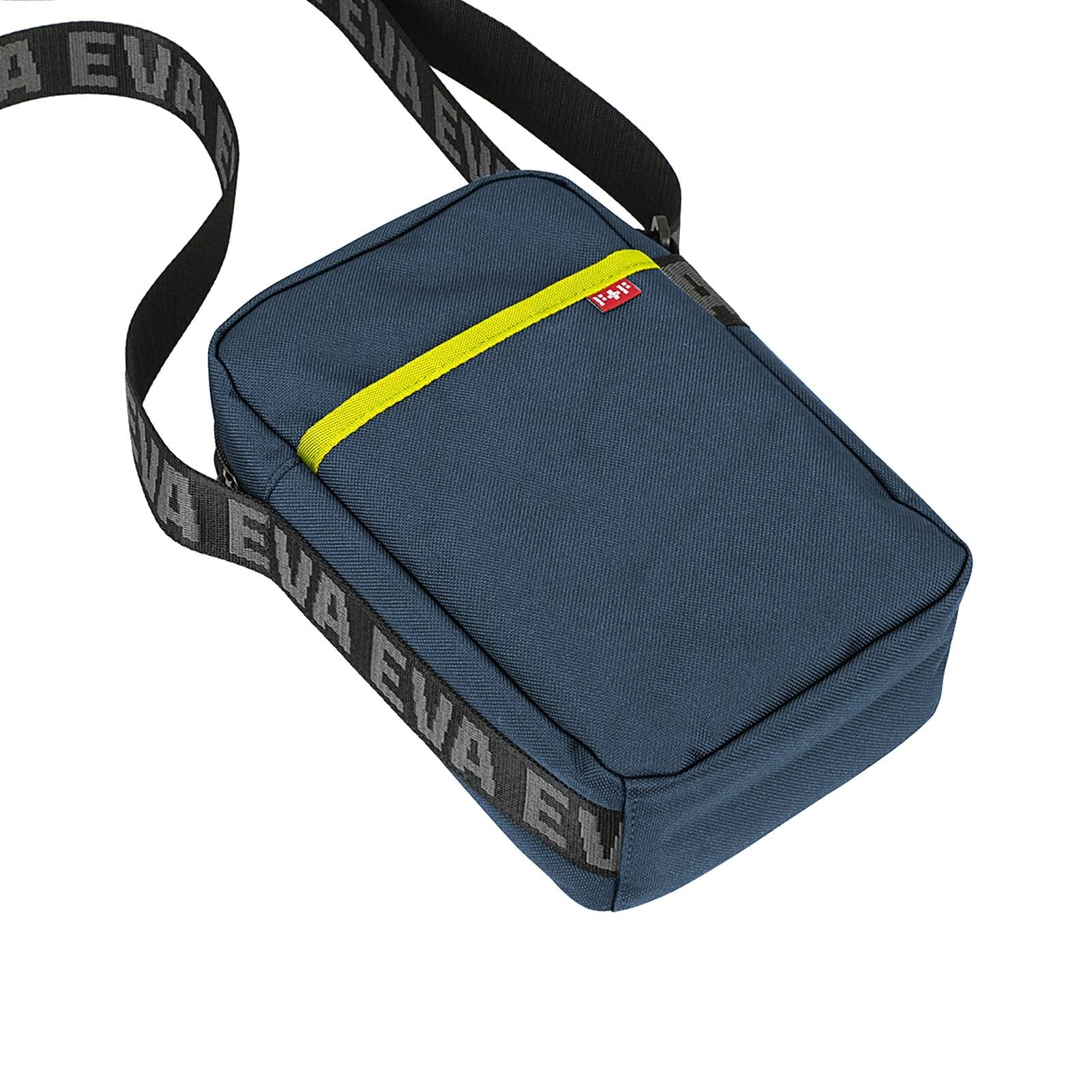FIREFIRST x RADIO EVA Evangelion Mini Bolso Cruzado Bolso De Hombro | Minibolso Cruzado Eva; Colaboración Oficial; Bolso Ligero Para Cosplay; Ideal Para Escuela, Excursiones, Viajar