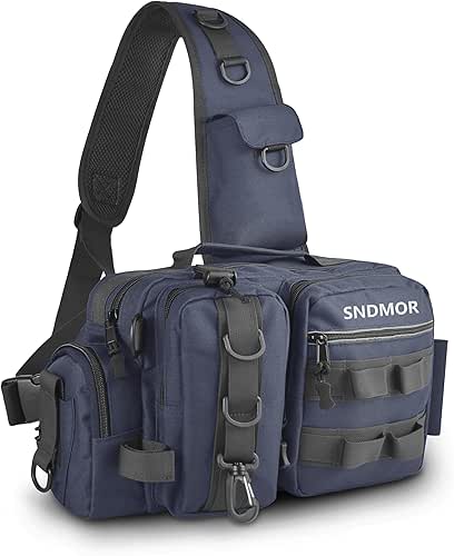 Sndmor sac de pêche avec rangement