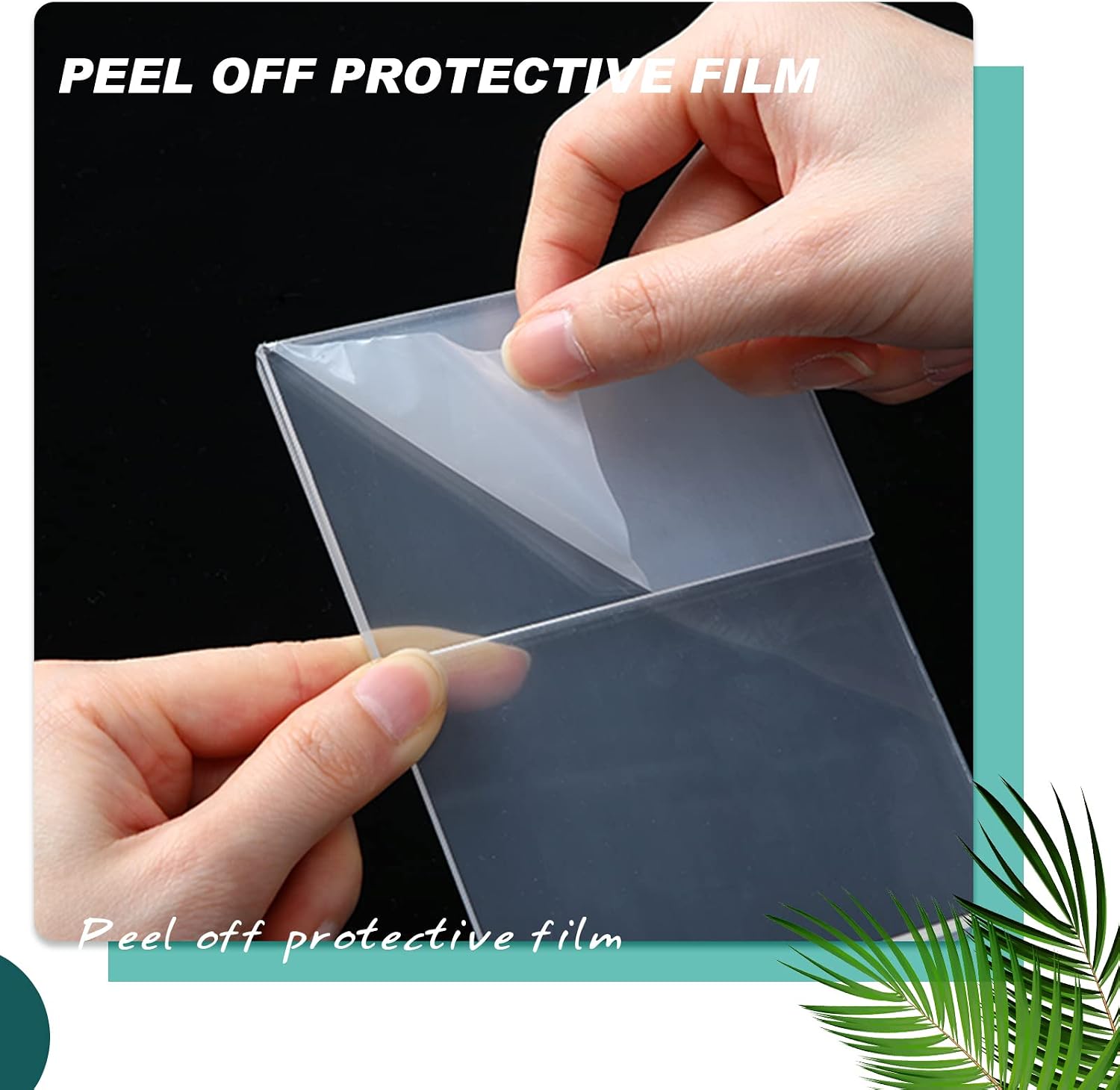 Tuanse 36 Pcs Acrylic Picture Frame Stand 5 x 7 Inches Photo Booth Frames Clear Sign Holder Vertical Stand Slanted Back Acrylic for Display Menu Flyer Collage Office Restaurant