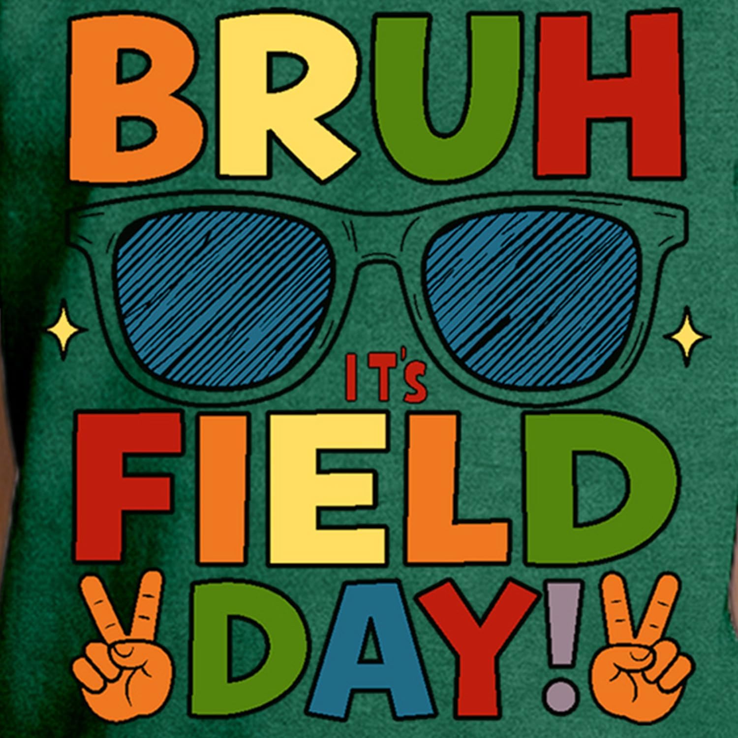Field Day Family Shirts Mom & Kid T Shirt Funny Bruh It's Field Day Tee School Events Tops