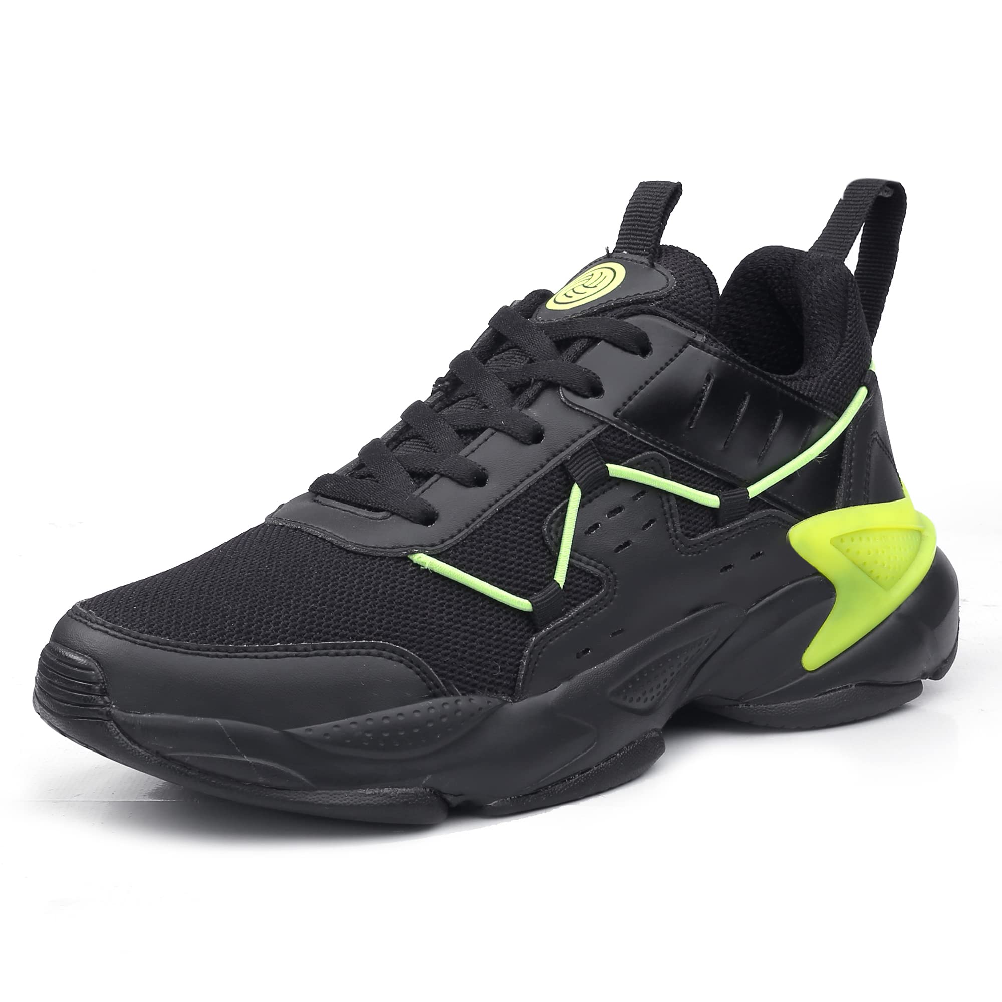 Bacca Bucci® Mens Cross Trainer Mid-Top Sporty Chunky Sneakers for Gym Training and Outdoor Sports | Natural Rubber and EVA Extra Light Outsole | Model: Voyager- Red, Size UK6 (B09LS463PS) Amazon Price History, Amazon Price Tracker