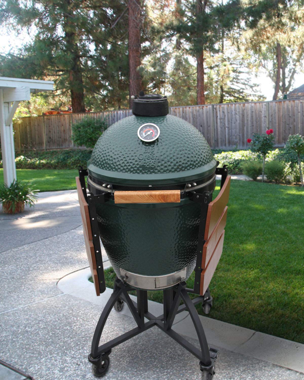 KAMaster Newly Grill Nest Rolling Cart with Handler + Foot Putter for