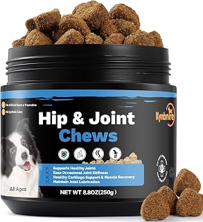 Dog Hip and Joint Soft Chews, Dogs Joint Health Supplement with Glucosamine, Turmeric and MSM, Joint Support for Dogs Natural Chicken Flavor -100ct