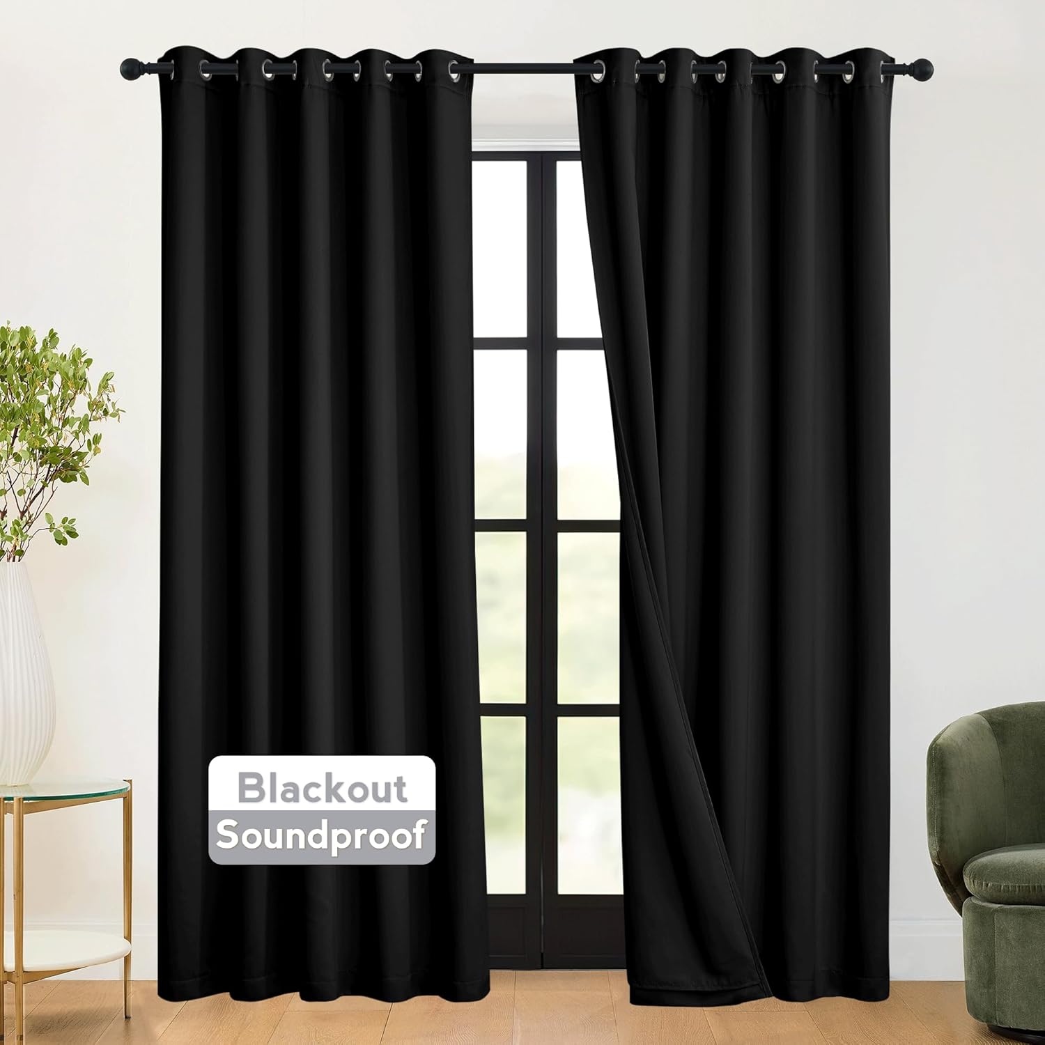 RYB HOME 3in1 Soundproof Blackout Energy Saving Room