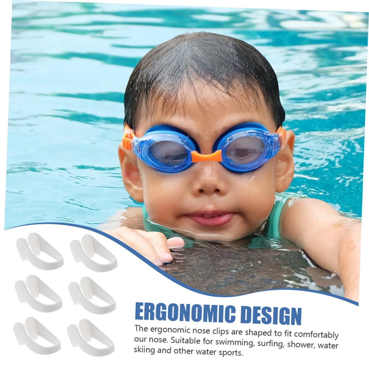 TOYANDONA 5 Series Pinzas Nasales para Natación De Unidades Resistentes Accesorios Convenientes para Nadadores 6 Cajas*5