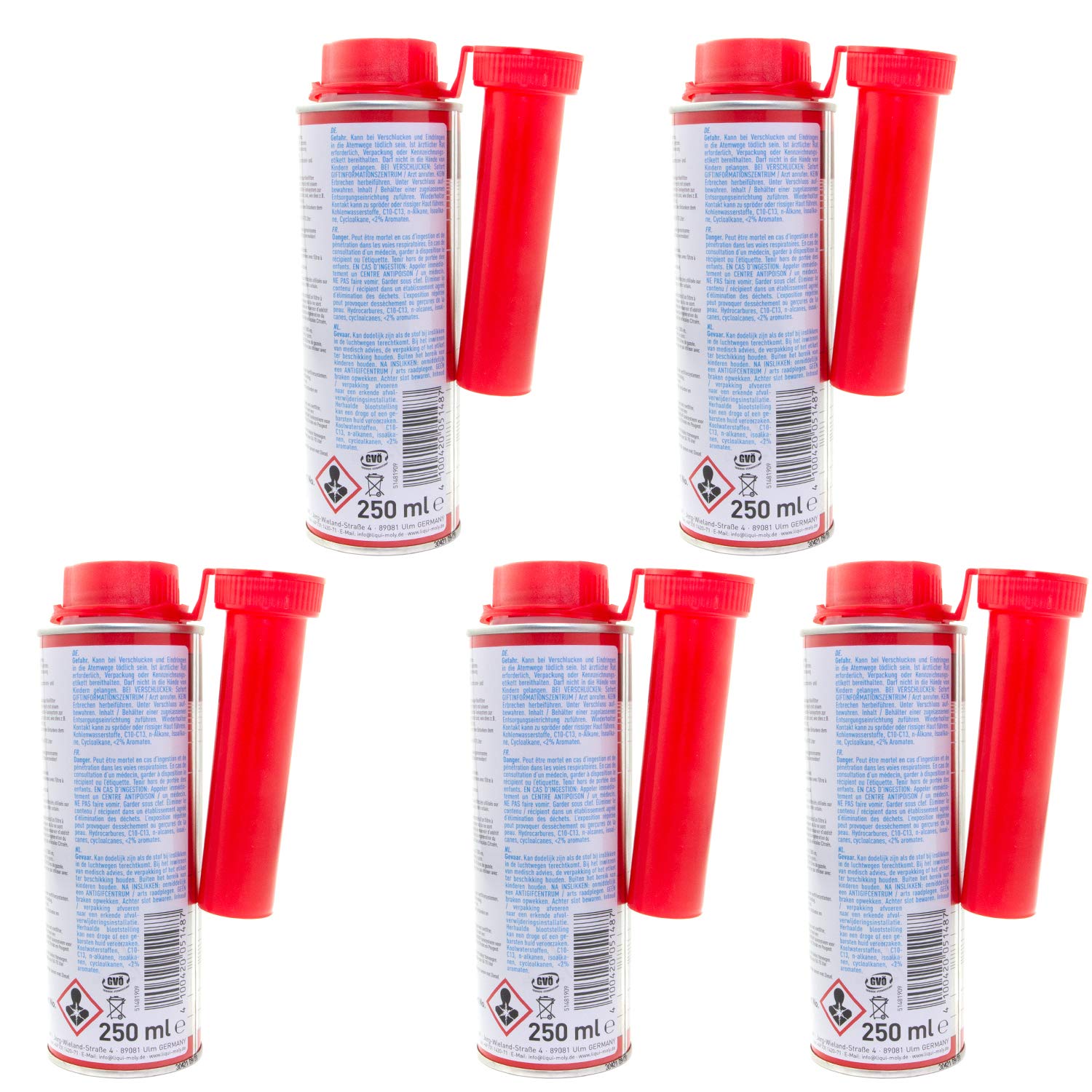 Dieselpartikelfilter DPF Diesel Partikel Filter Reiniger Schutz LIQUI MOLY 5148 5x 250 ml