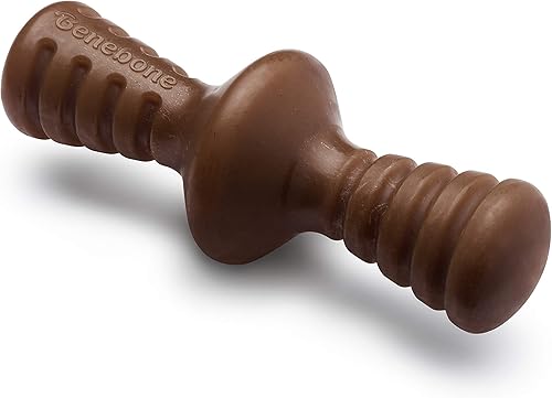 Vista 23 de Benebone Zaggler - Juguete masticable para perros masticadores agresivos, tocino real, fabricado en Estados Unidos, mediano (paquete de 2)