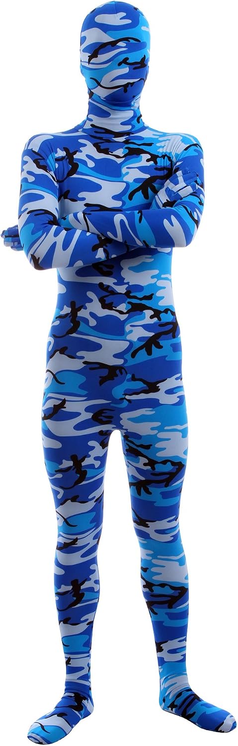Sheface Full Body Suit Spandex Halloween Costume Bodysuit