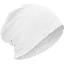 ROYBENS Lightweight 100% Cotton Slouchy Beanie - Thin Breathable Summer Hat for Men Women, Chemo Skull Cap Baggy Headwear