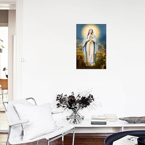 Miniatura 4 de DOARTDO Lienzo decorativo para pared, cuadros católicos, decoración de pared, impresiones de arte religioso para iglesia altar decoración del hogar