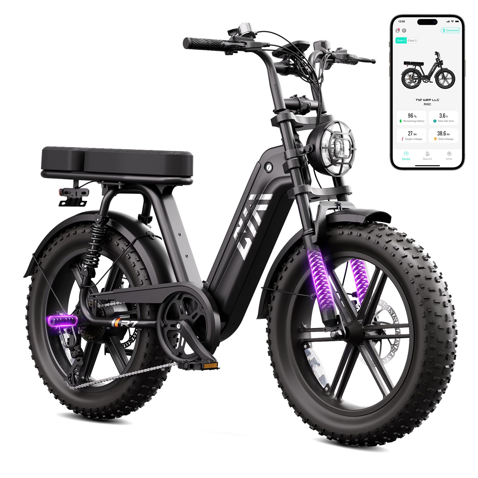 TST Electric Bike for Adults, 48V 15 Ah Battery, 2000W Peak Motor, 28MPH
