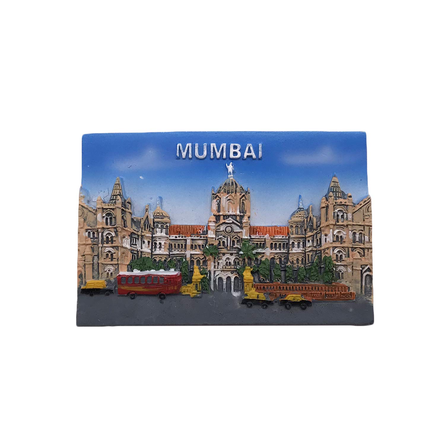 Wedarego Mumbai India 3D Refrigerator Magnet Tourist Souvenirs Resin Magnetic Stickers Fridge Magnet Home & Kitchen Decoration From China